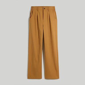 NWT - Madewell - The Neale Straight-Leg Pant in Drapeweave - Size 10 - Toffee
